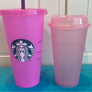 Starbucks plastic cups